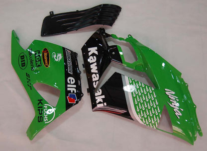 2006-2011 Fairings Kawasaki ZX14R Green Black No.56 Nakano  Generic