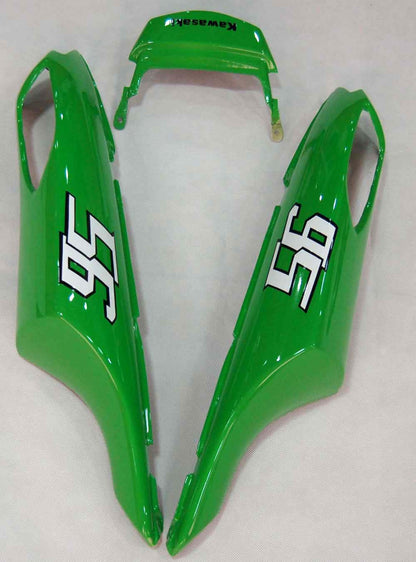 2006-2011 Fairings Kawasaki ZX14R Green Black No.56 Nakano  Generic