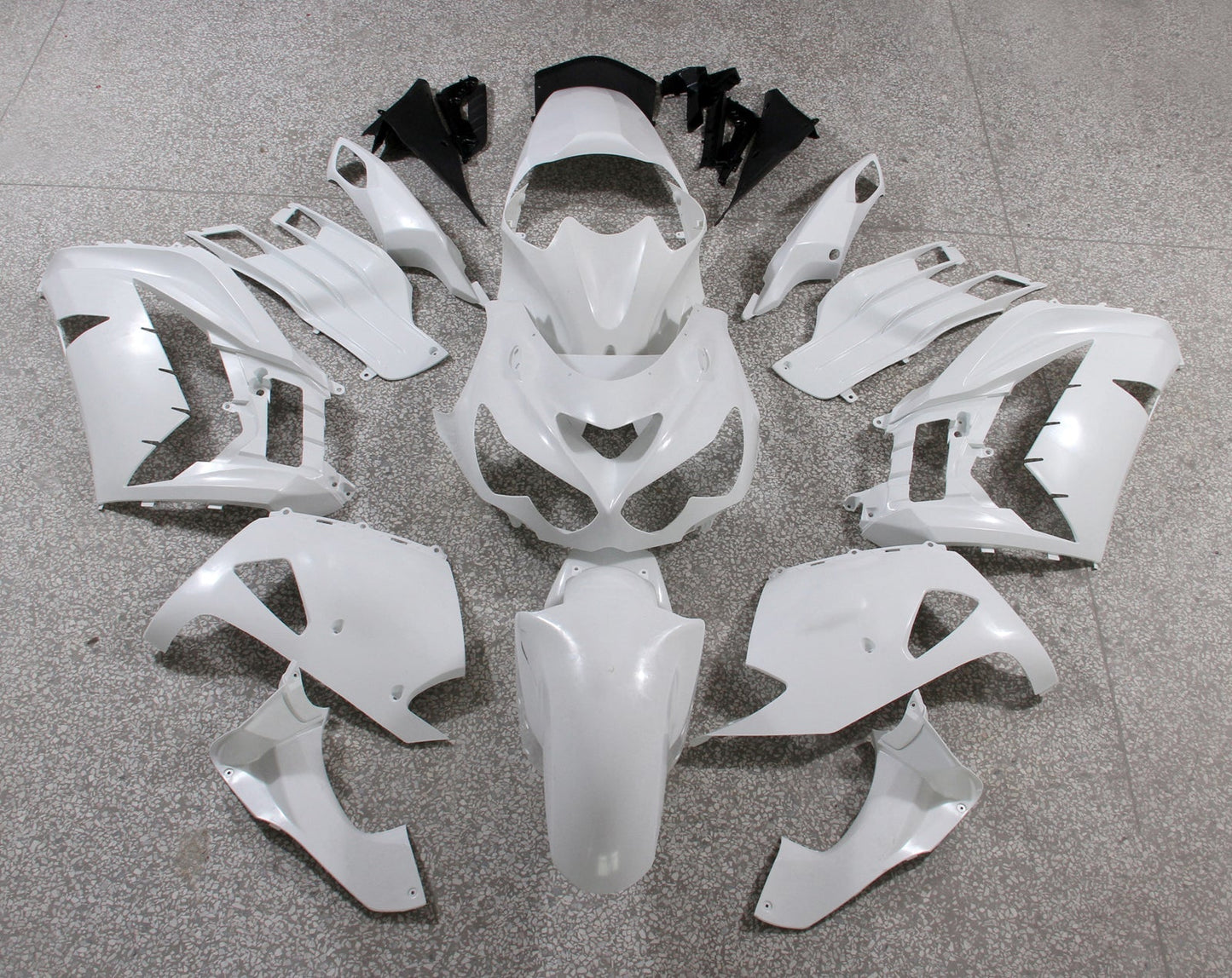 2012-2022 Fairings Plastics Kawasaki ZX14R Ninja White  Generic