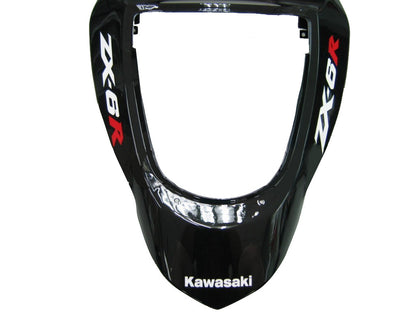 2003-2004 Fairings Kawasaki ZX6R 636 Black Red ZX6R  Generic