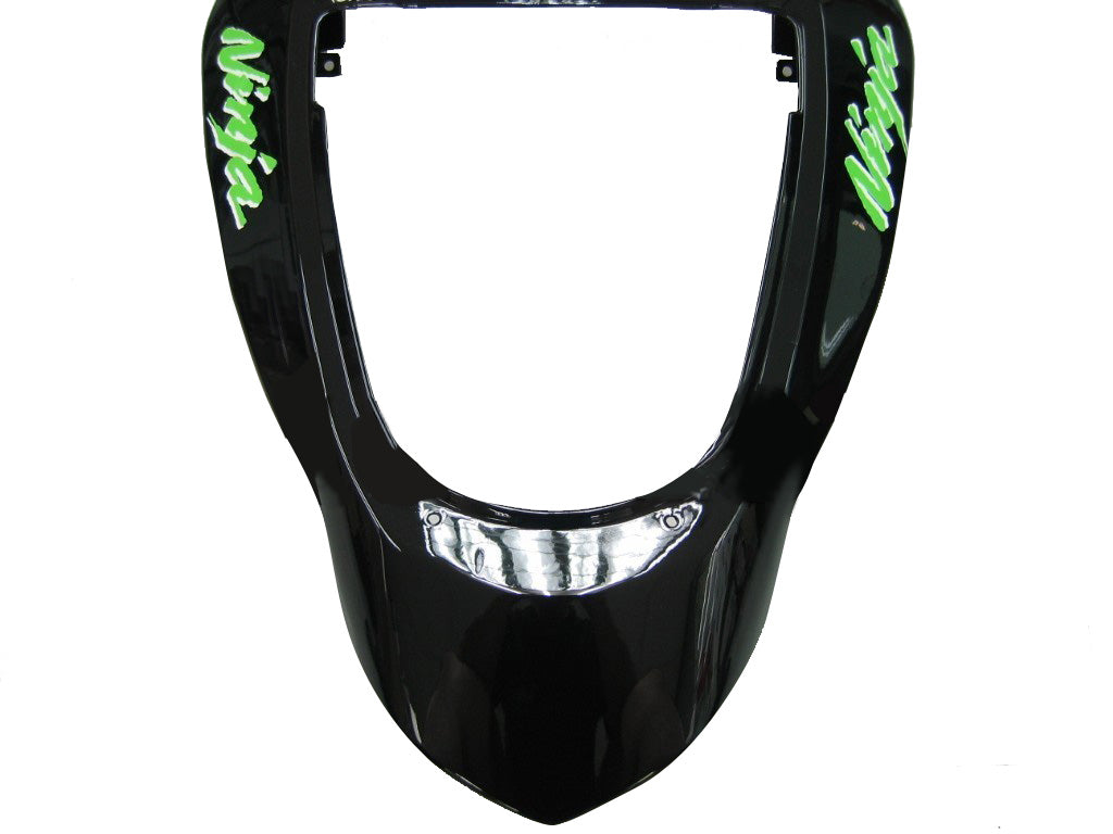 2003-2004 Fairings Kawasaki ZX6R 636 Black Green ZX6R  Generic