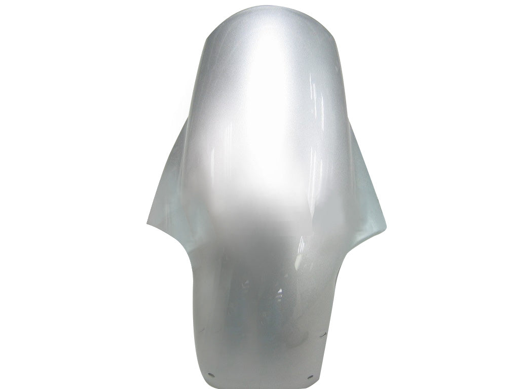 2003-2004 Fairings Kawasaki ZX6R 636 Silver & Red Flame Ninja  Generic