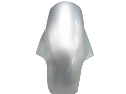 2003-2004 Fairings Kawasaki ZX6R 636 Silver & Red Flame Ninja  Generic