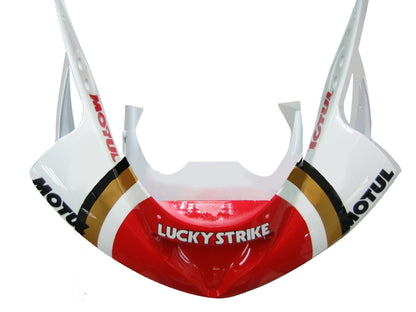 2003-2004 Fairings Kawasaki ZX6R 636 White Red Lucky Strike Ninja  Generic