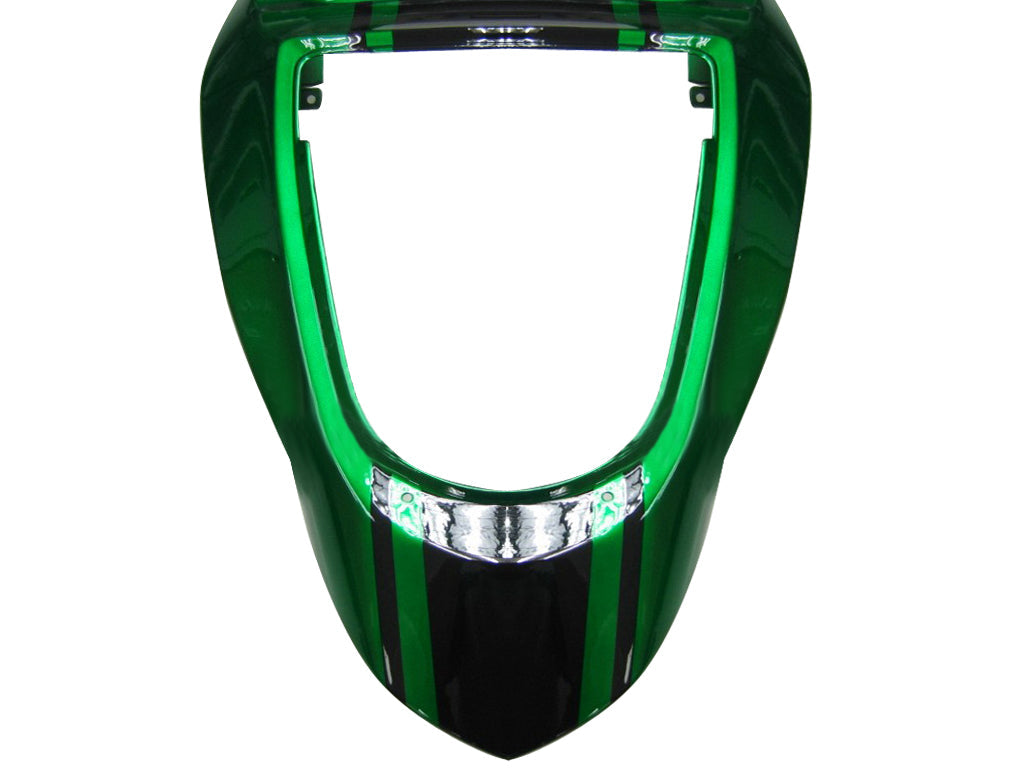 2003-2004 Fairings Kawasaki ZX6R 636 Green Black elf   Generic
