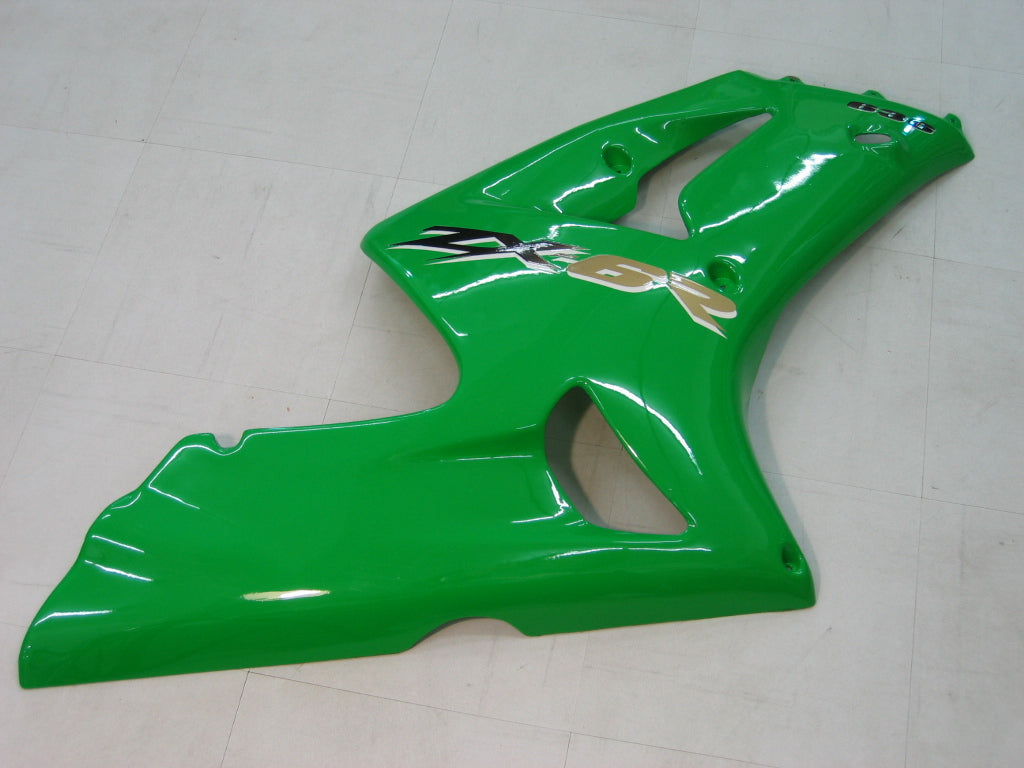 2003-2004 Fairings Kawasaki ZX6R 636 Green Ninja  Generic