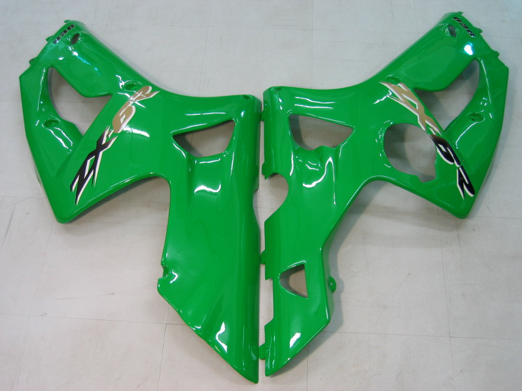 2003-2004 Fairings Kawasaki ZX6R 636 Green Ninja  Generic