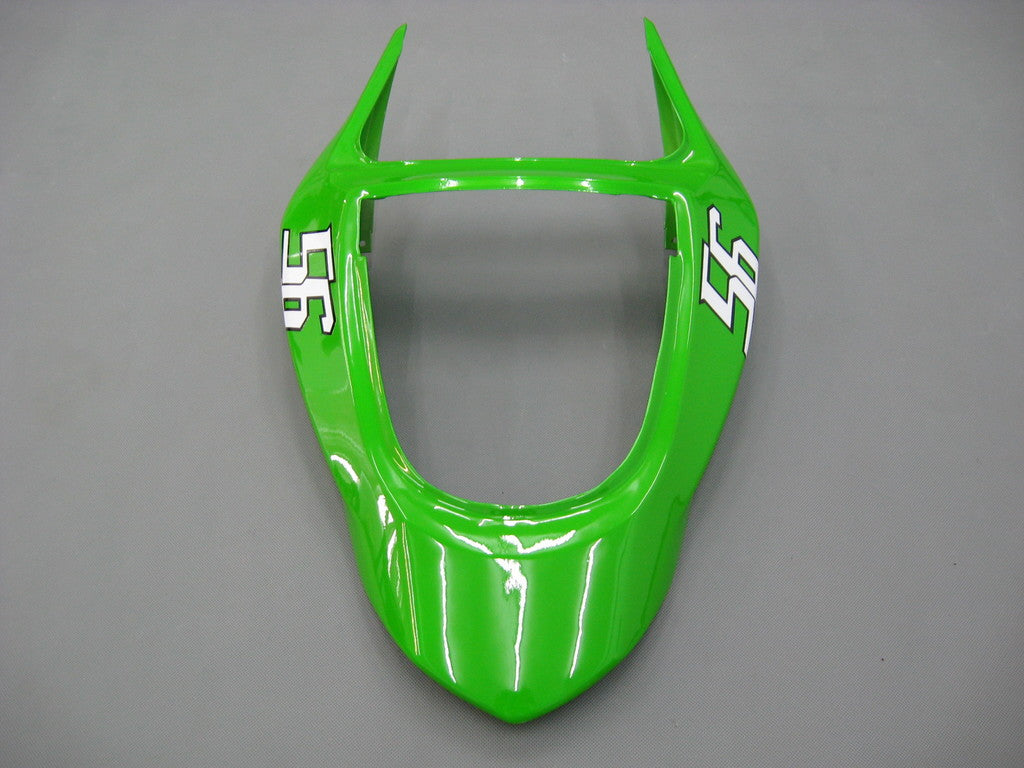 2003-2004 Fairings Kawasaki ZX6R 636 Green Black No.56 ELF  Generic