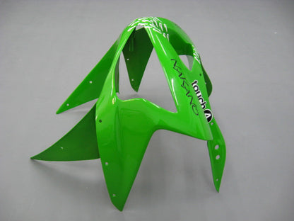 2003-2004 Fairings Kawasaki ZX6R 636 Green Black No.56 ELF  Generic
