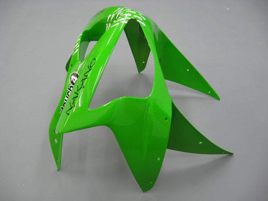 2003-2004 Fairings Kawasaki ZX6R 636 Green Black No.56 ELF  Generic