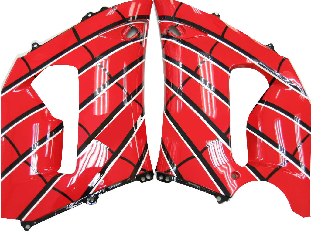 2005-2006 Fairings Kawasaki ZX6R 636 Red & Blue Spider Man  Generic