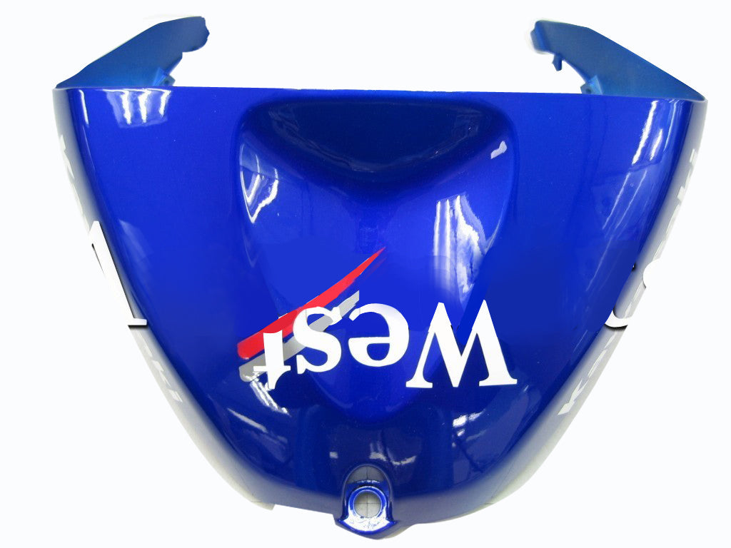 2005-2006 Fairings Kawasaki ZX6R 636 Blue White West   Generic