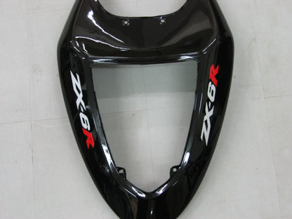 2005-2006 Fairings Kawasaki ZX6R 636 Black ZX6R   Generic