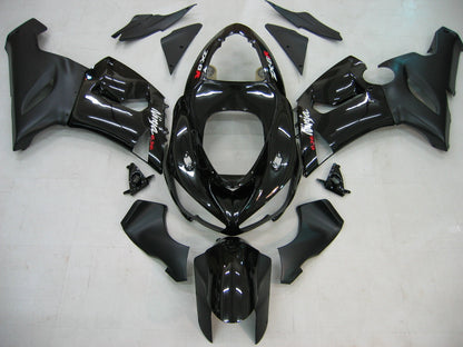 2005-2006 Fairings Kawasaki ZX6R 636 Black ZX6R   Generic