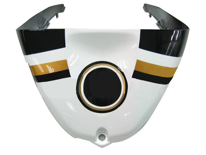 2005-2006 Fairings Kawasaki ZX6R 636 Black White Lucky Strike Ninja  Generic