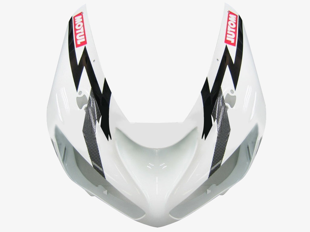 2005-2006 Fairings Kawasaki ZX6R 636 White Black Corona  Generic