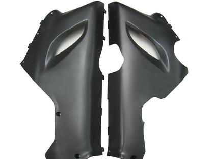2005-2006 Fairings Kawasaki ZX6R 636 Matte Silver & Black Ninja  Generic