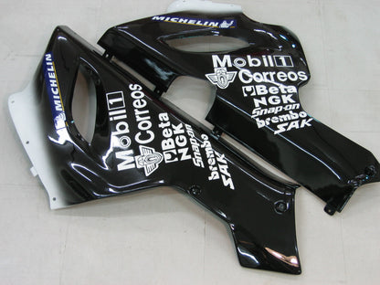 2005-2006 Fairings Kawasaki ZX6R 636 Black White West ZX6R   Generic