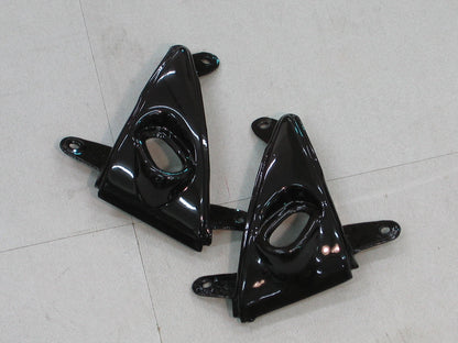 2005-2006 Fairings Kawasaki ZX6R 636 Black White West ZX6R   Generic