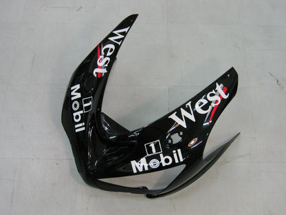 2005-2006 Fairings Kawasaki ZX6R 636 Black White West ZX6R   Generic