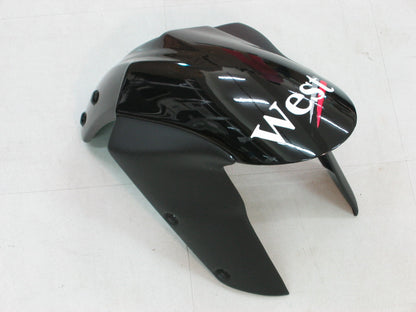 2005-2006 Fairings Kawasaki ZX6R 636 Black White West ZX6R   Generic