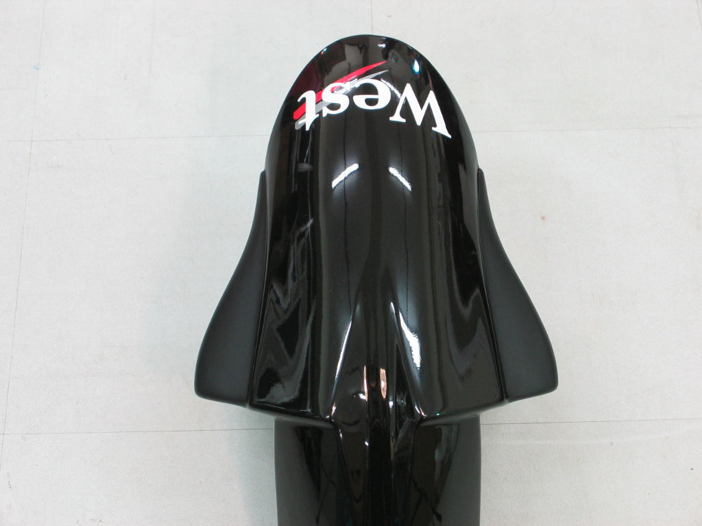 2005-2006 Fairings Kawasaki ZX6R 636 Black White West ZX6R   Generic