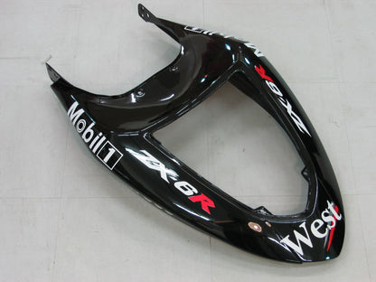 2005-2006 Fairings Kawasaki ZX6R 636 Black White West ZX6R   Generic