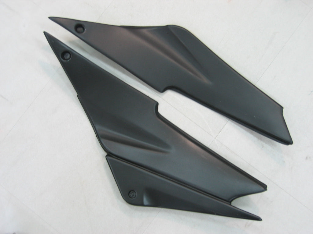 2005-2006 Fairings Kawasaki ZX6R 636 Silver & Red Flame Ninja   Generic