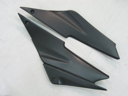 2005-2006 Fairings Kawasaki ZX6R 636 Silver & Red Flame Ninja   Generic