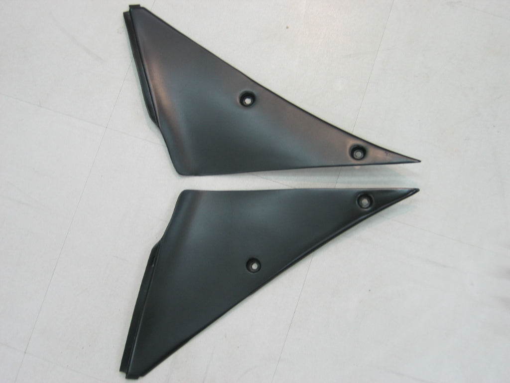 2005-2006 Fairings Kawasaki ZX6R 636 Silver & Red Flame Ninja   Generic