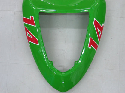 2005-2006 Fairings Kawasaki ZX6R 636 Green Black No.14 ZX6R   Generic