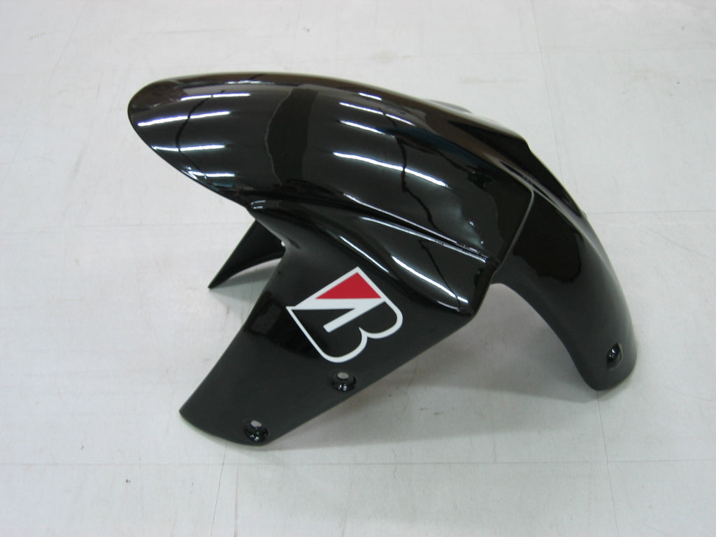 2005-2006 Fairings Kawasaki ZX6R 636 Green Black No.14 ZX6R   Generic