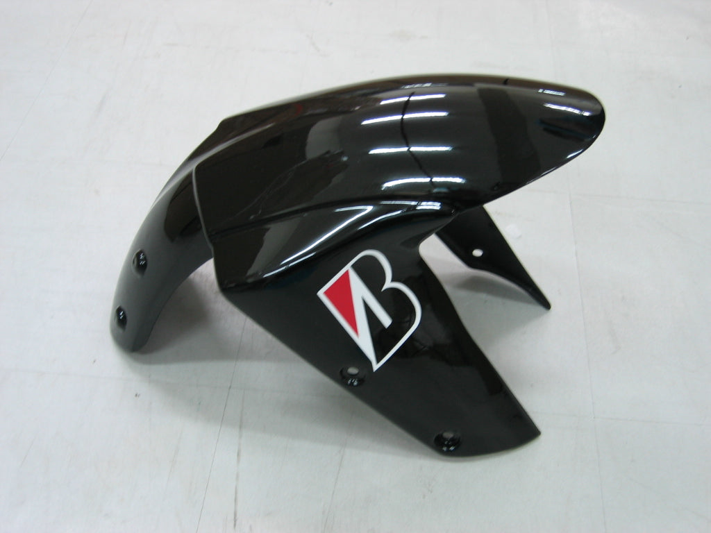 2005-2006 Fairings Kawasaki ZX6R 636 Green Black No.14 ZX6R   Generic
