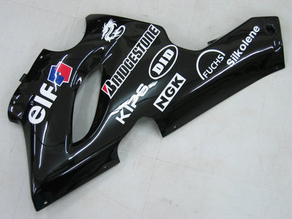 2005-2006 Fairings Kawasaki ZX6R 636 Green Black No.14 ZX6R   Generic