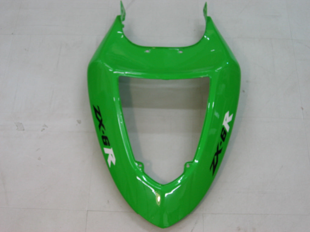 2005-2006 Fairings Kawasaki ZX6R 636 Green Black Ninja   Generic