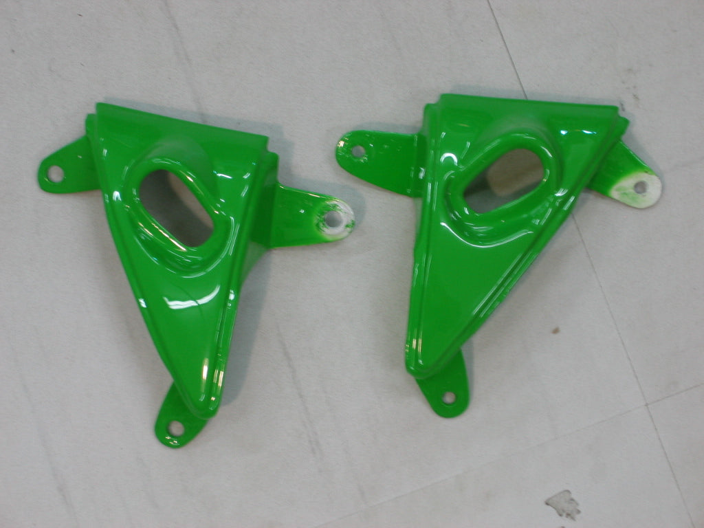 2005-2006 Fairings Kawasaki ZX6R 636 Green Black Ninja   Generic