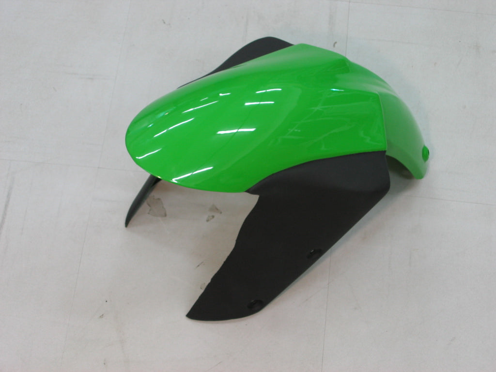 2005-2006 Fairings Kawasaki ZX6R 636 Green Black Ninja   Generic