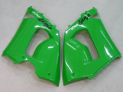2005-2006 Fairings Kawasaki ZX6R 636 Green Black Ninja   Generic