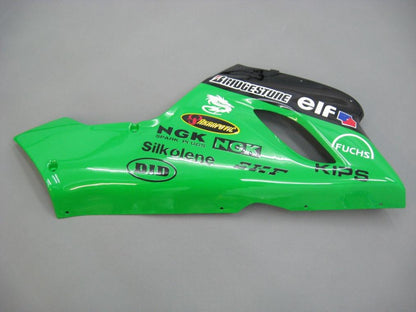 2005-2006 Fairings Kawasaki ZX6R 636 Green Black No.56 Nakano  Generic