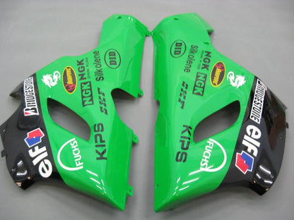 2005-2006 Fairings Kawasaki ZX6R 636 Green Black No.56 Nakano  Generic