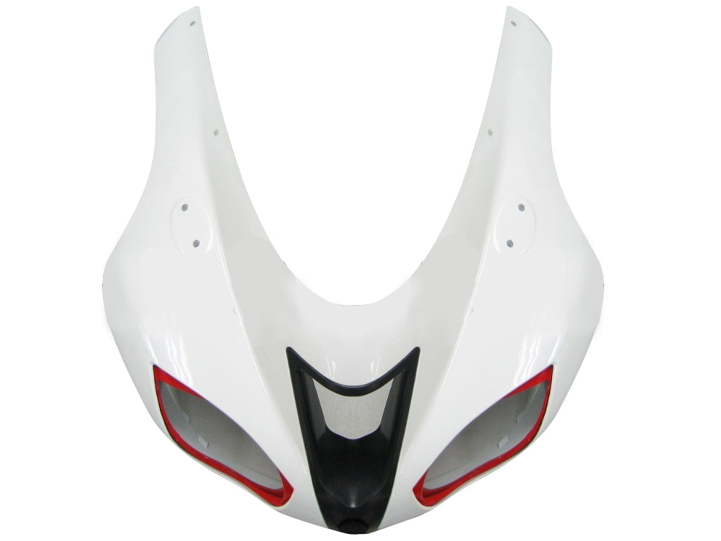 2007-2008 Fairings Kawasaki ZX6R ZX636 White Red Black  ZX6R  Generic