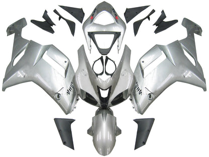 2007-2008 Fairings Kawasaki ZX6R ZX636 Silver Ninja ZX6R  Generic