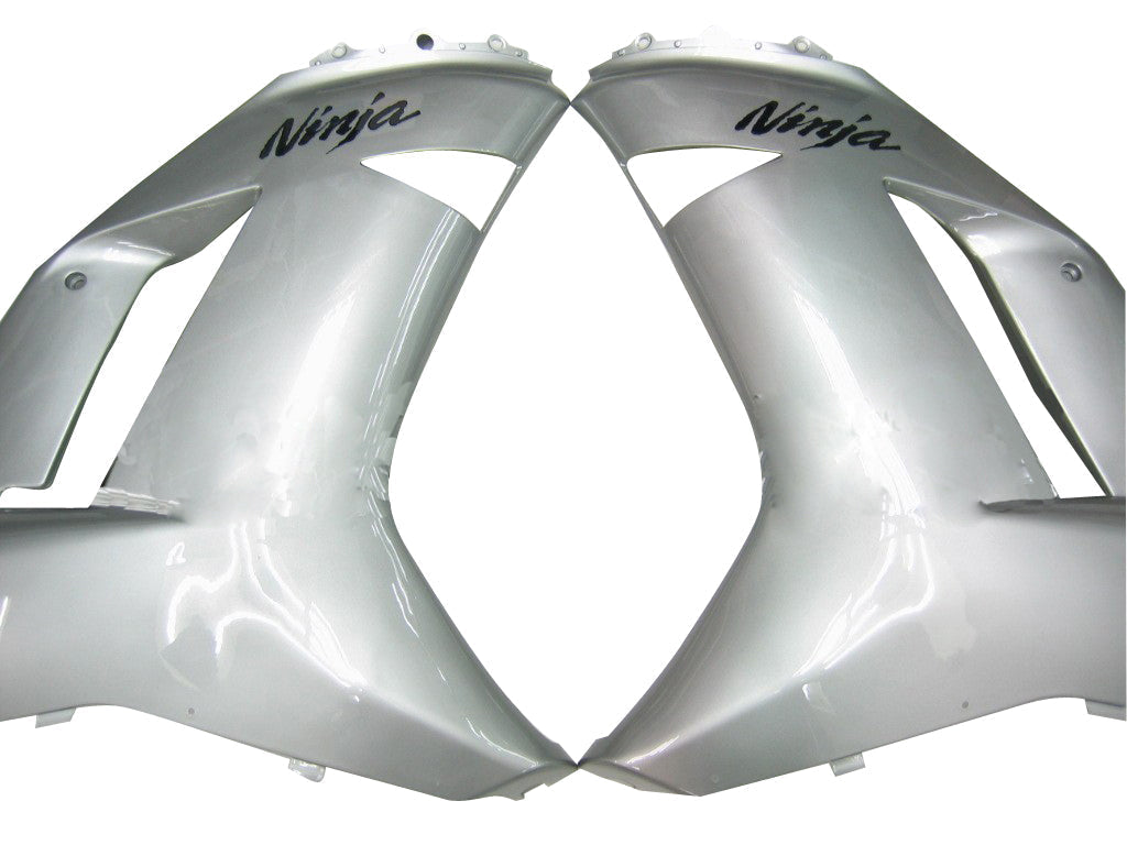 2007-2008 Fairings Kawasaki ZX6R ZX636 Silver Ninja ZX6R  Generic