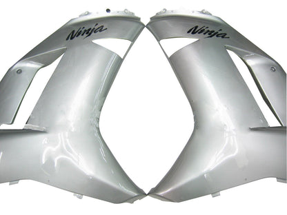 2007-2008 Fairings Kawasaki ZX6R ZX636 Silver Ninja ZX6R  Generic