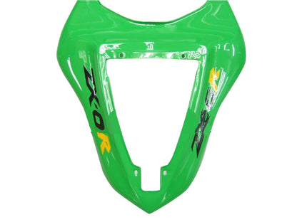 2007-2008 Fairings Kawasaki ZX6R ZX636 Green Black Silver  Ninja ZX6R  Generic