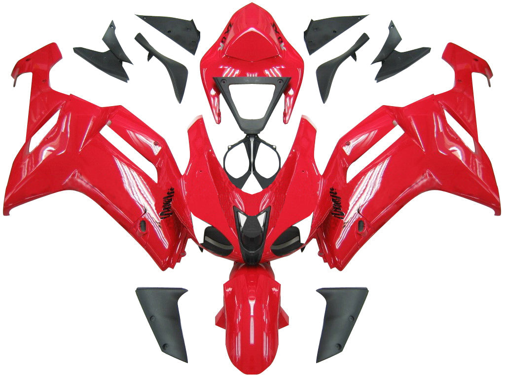 2007-2008 Fairings Kawasaki ZX6R ZX636 Red Ninja ZX6R  Generic