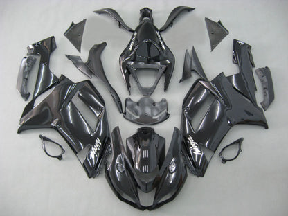 2007-2008 Fairings Kawasaki ZX6R ZX636 Black Ninja  Generic
