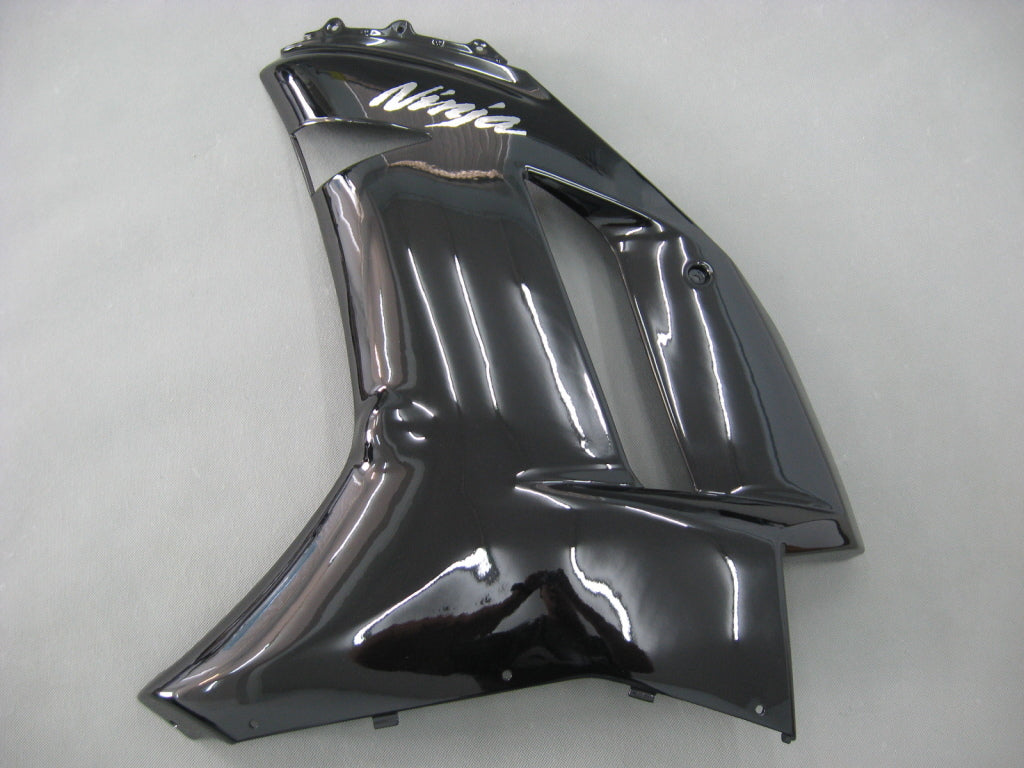 2007-2008 Fairings Kawasaki ZX6R ZX636 Black Ninja  Generic