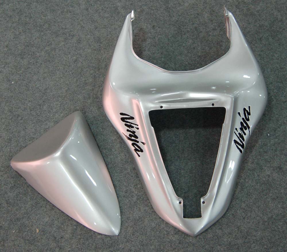 2007-2008 Fairings Kawasaki ZX6R ZX636 Silver Ninja  Generic