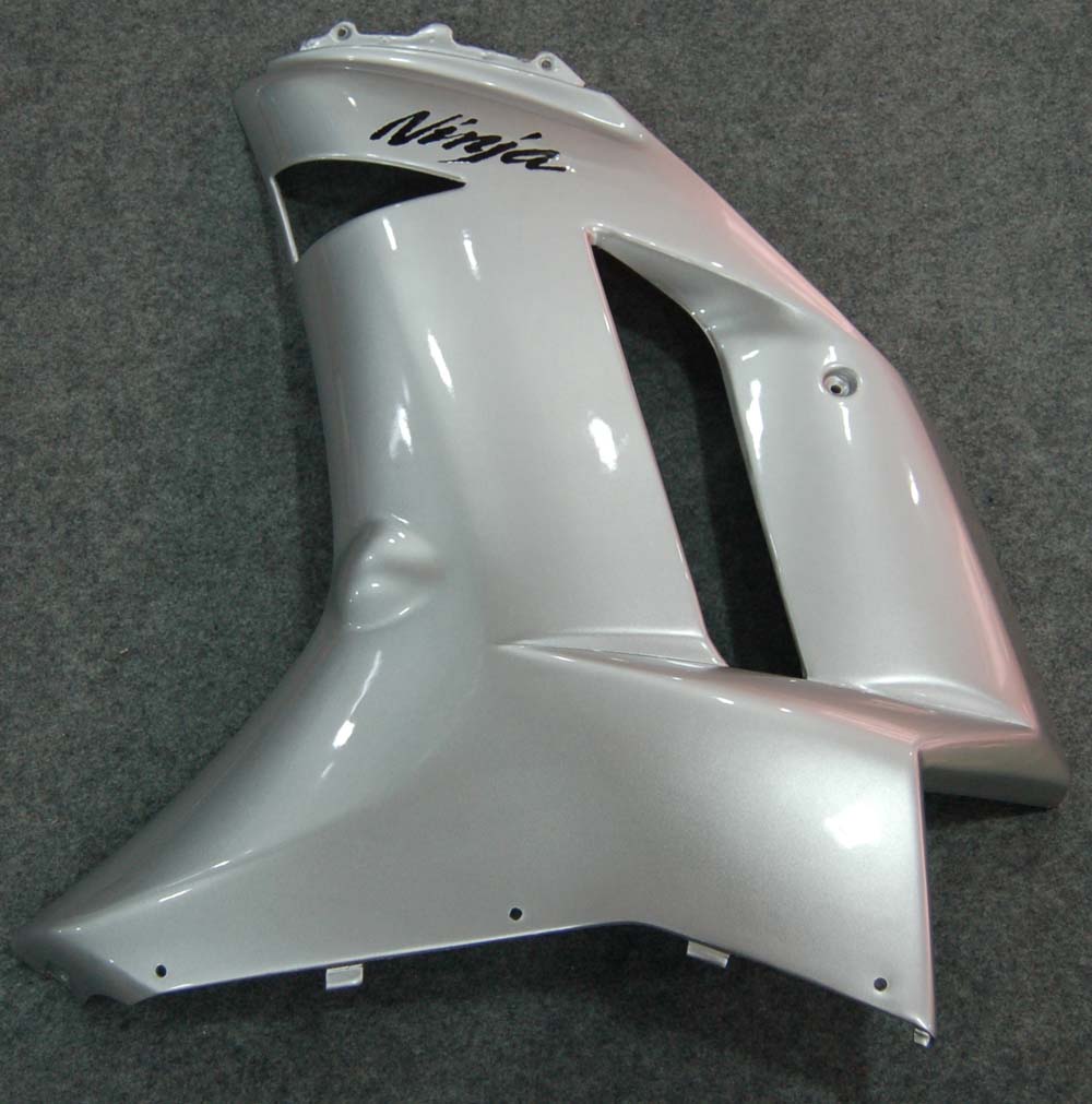 2007-2008 Fairings Kawasaki ZX6R ZX636 Silver Ninja  Generic